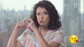 <i>Orphan Black</i>’s Tatiana Maslany twists and shakes to mimic emojis